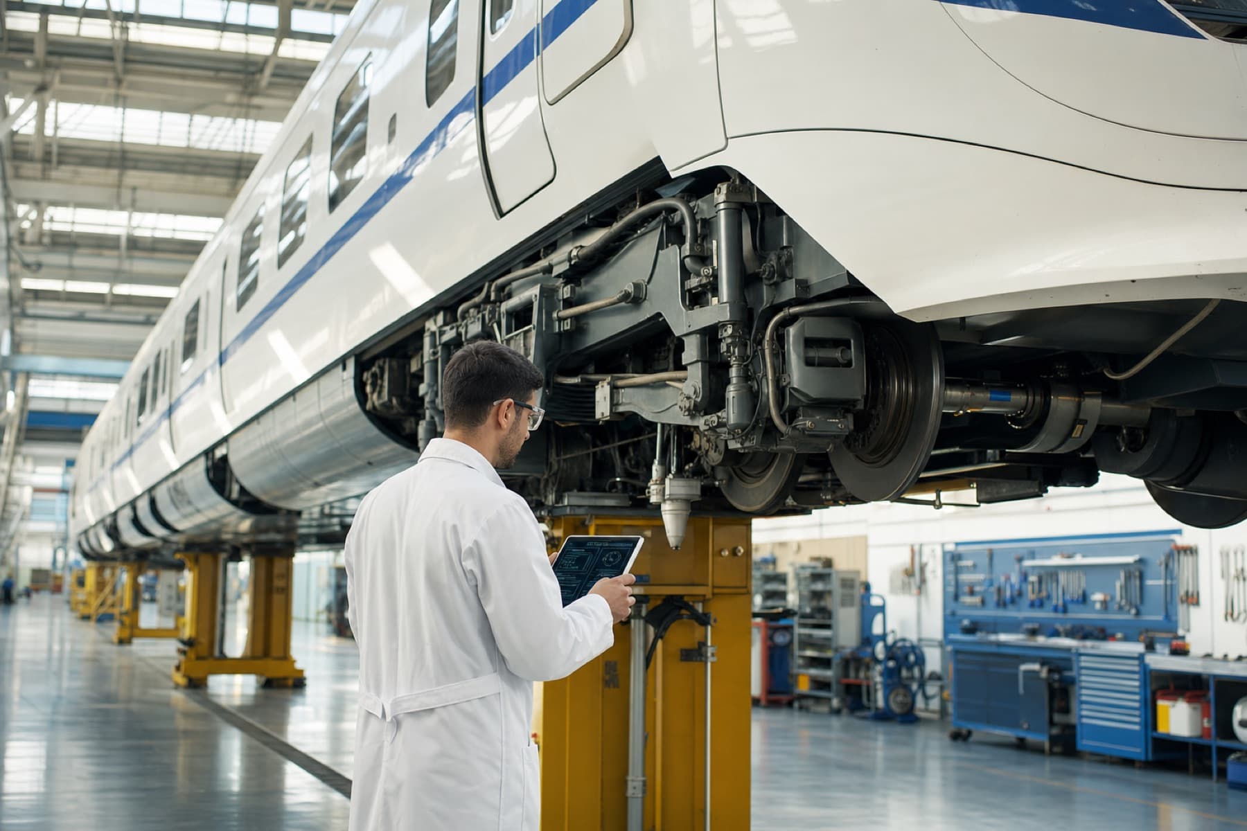 Precision maintenance hall and inspection equipment